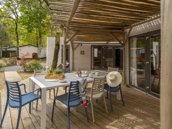 Cottage KEY WEST DOUBLE 3 Schlafzimmer PREMIUM : Camping Sandaya L'Orée