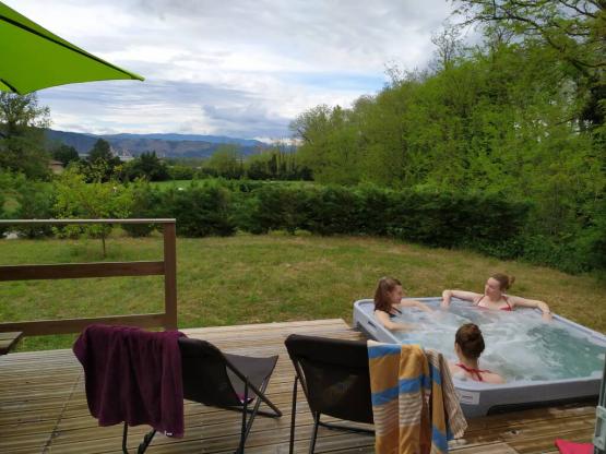 Spa Mobilheim mit eigenem Whirlpool