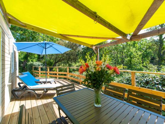 Mobil home Confort + 23m² (2 zimmer) - Klimaanlage - jacuzzi