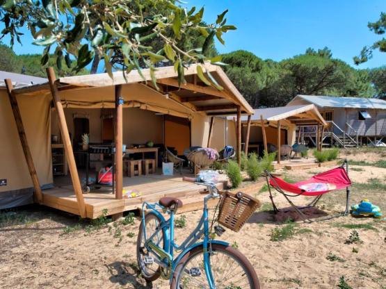 Ecolodge Cotton Komfort 32 m² - 2 zimmer - terrasse 11m² + TV