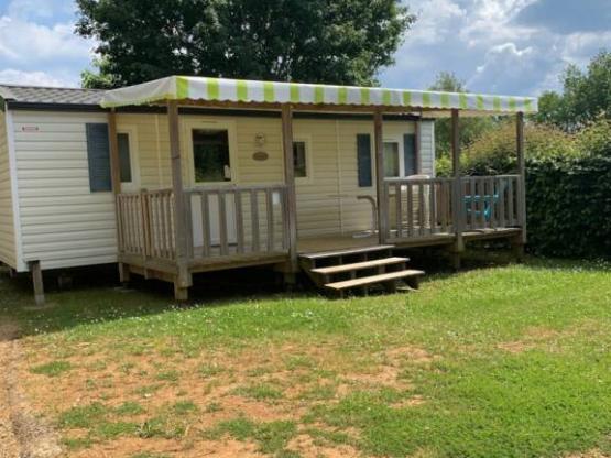 Mobilheim 3 Zimmer überdachte Terrasse