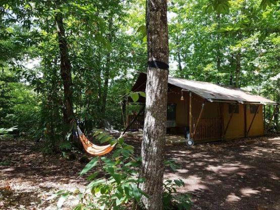 XXL SAFARI-ZELT 40m2 | 2 Schlafzimmer | Terrasse 15m2