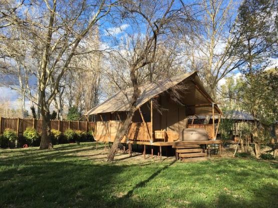 Lodge Rivière 30m² + 15m² - 2 Zimmers - Spa - kochen - dushraum