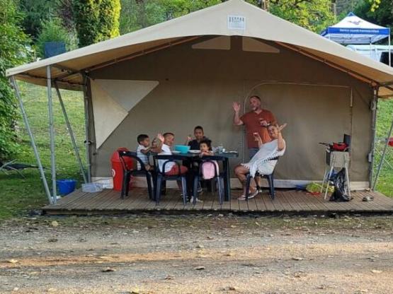 Tente Trappeur 20 m² / 2 zimmer - ohne Sanitäranlagen -