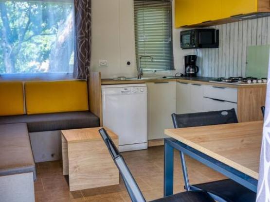 Mobilheim BALNEO (Klimaanlage + tv + Spülmaschine + Sprudelbad) 6