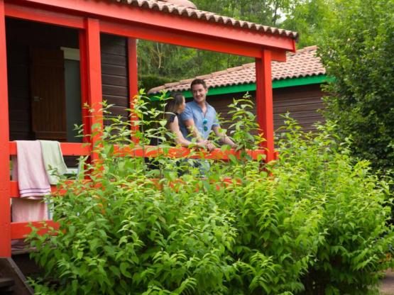 Hütte Marina N°10 Confort 30m² - 2 Zimmer - überdachte Terrasse 15m²