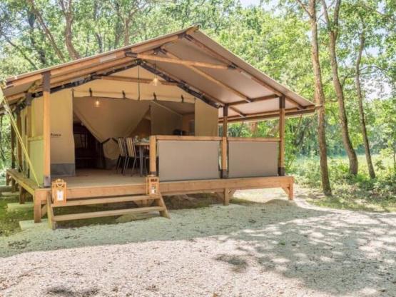 Lodge auf Pfählen Confort 34m² 2 Zimmer + überdachte Terrasse