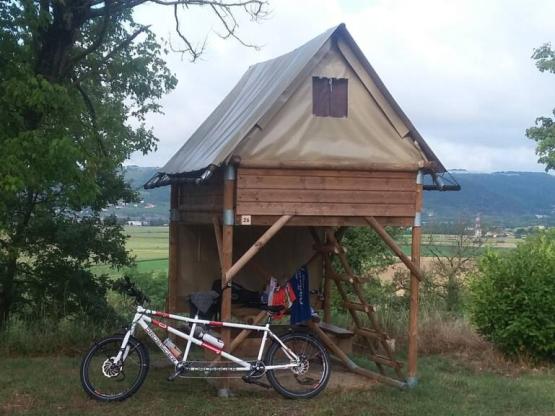 Hütte auf Stelzen 1 Doppelbett
