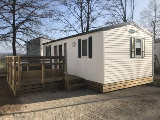 Mobilheim 2 Zimmer - Terrasse