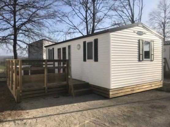 Mobilheim Nr. 3 – 2 Schlafzimmer, Terrasse