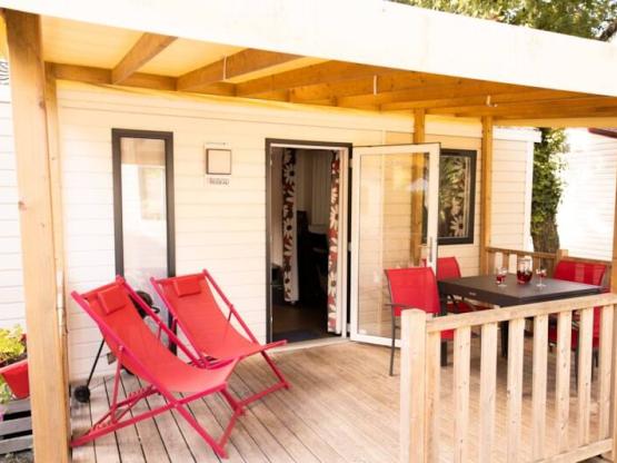 Mobilheim PREMIUM 2 Zimmers 27 m² + Terrasse