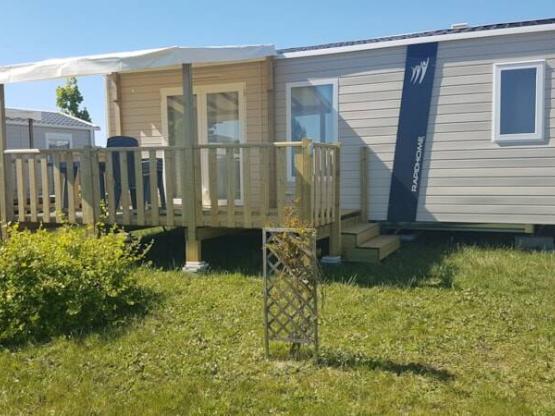 Stacaravan Confort 30m² (2 slaapkamers) - terras