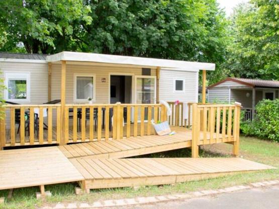 Stacaravan Confort 2  slaapkamers - voor mindervaliden