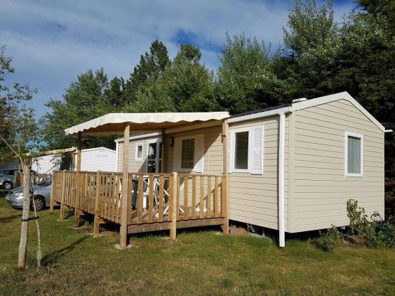 Mobilheim Rapidhome Lodge Privilège 2 33m² überdachte Terrasse