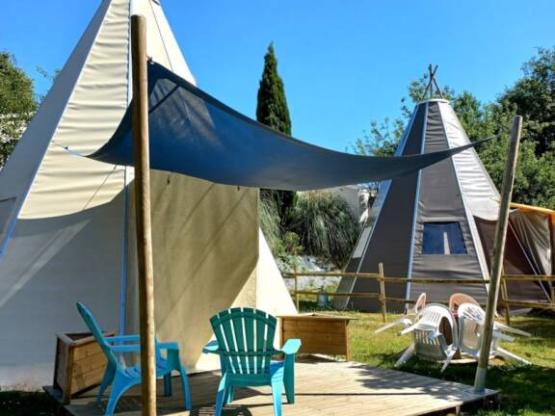 Tipi 4 pers (ohne private Sanitäranlagen)