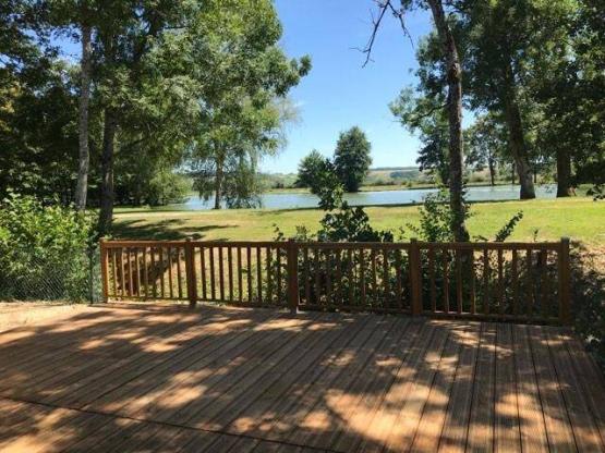 Hütte Premium  37 m² / 2 Zimmer - Halbüberdachte Terrasse