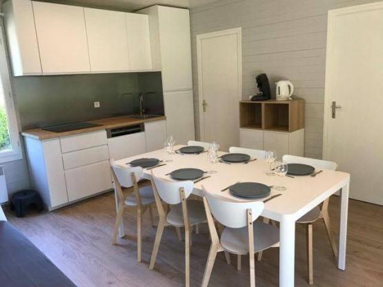 Hütte Premium  37 m² / 2 Zimmer - Halbüberdachte Terrasse