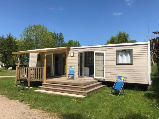 Mobilheim Premium 40m2 - 3 Schlafzimmer + 2 Bäder + Terrasse