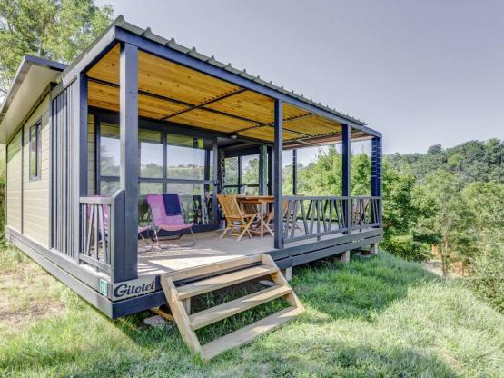 Chalet Privilège Panoramic 2 Schlafzimmer 25 m², überdachte Terrasse van 18m²