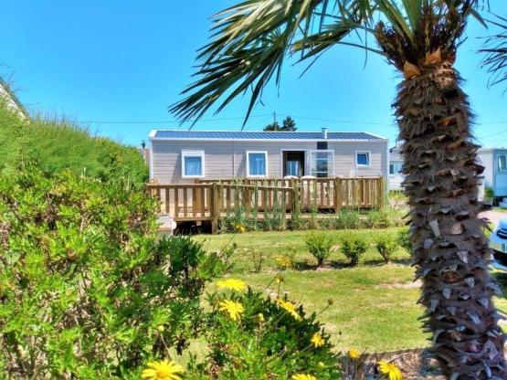 Zugang Mobilheim - 2 Schlafzimmer - Lodge für Behinderte - 33m² + Terrasse