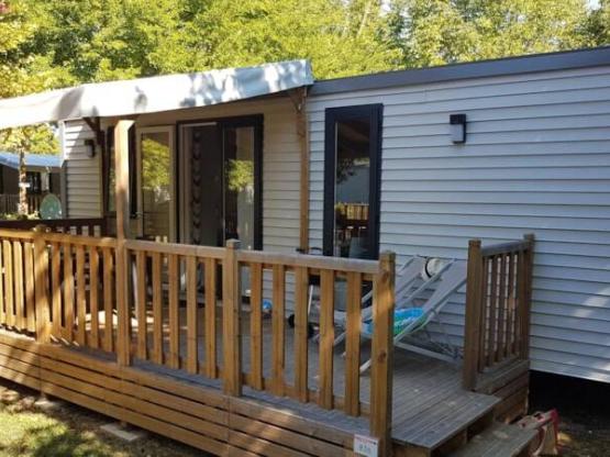 Mobilheim PREMIUM 2 Zimmer PREMIUM ACACIA 32m² + Klima-Anlage + Spüllmachine + TV