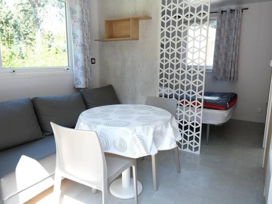 Mobilheim BORA - 1 Zimmer  - 18 m² - Terrasse 9 m² - New 2020