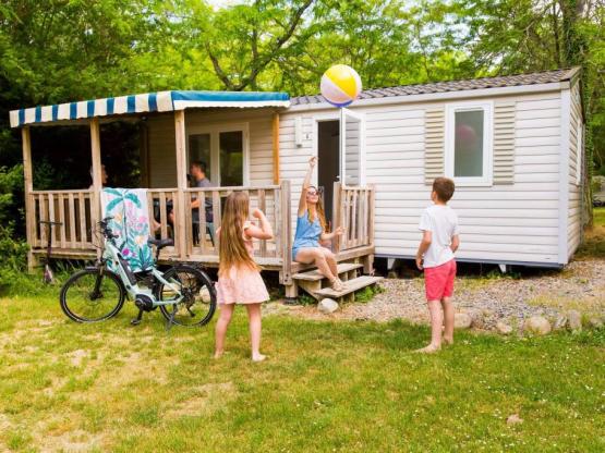 Mobil-home air-conditioned