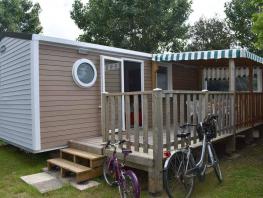 Mobil-home Confort 28m² - 2 habitaciones + terraza cubierta